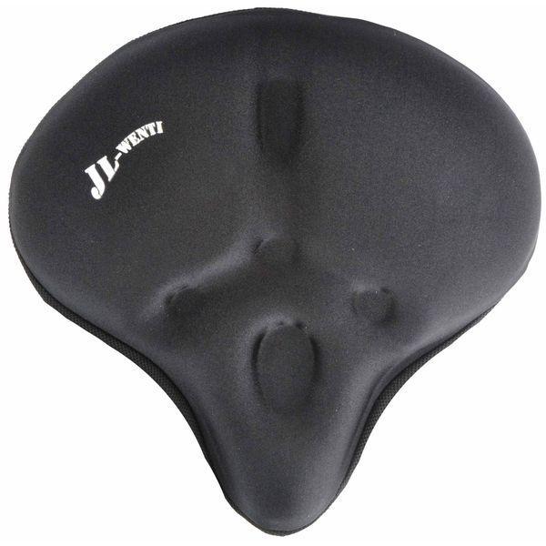 Funda Sillín de Gel para Bicicleta  – Protector Acolchado y Antideslizante – Compatible con Bici de Montaña, Carretera, Spinning y Estática – Accesorio Cómodo para Asiento de Bicicletas