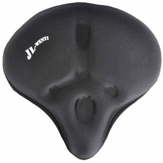 Funda Sillín de Gel para Bicicleta  – Protector Acolchado y Antideslizante – Compatible con Bici de Montaña, Carretera, Spinning y Estática – Accesorio Cómodo para Asiento de Bicicletas